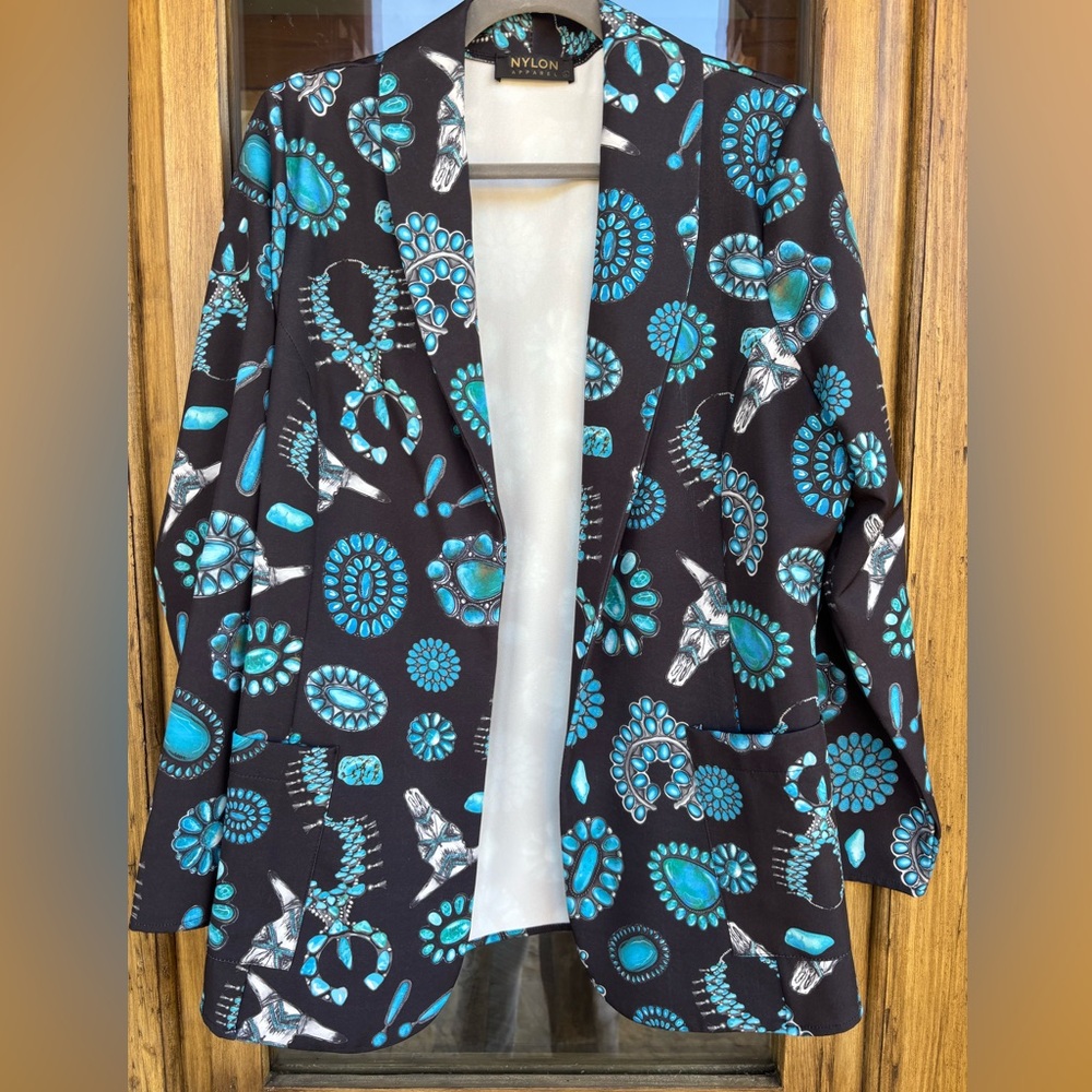 Women's L Western Squashblossom Blazer